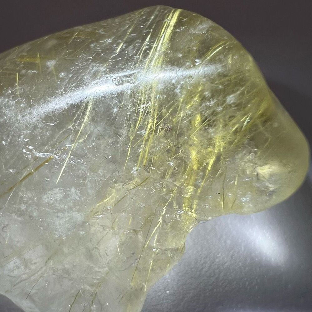 Golden Rutilated Quartz Crystal Freeform - Picture 4 of 11